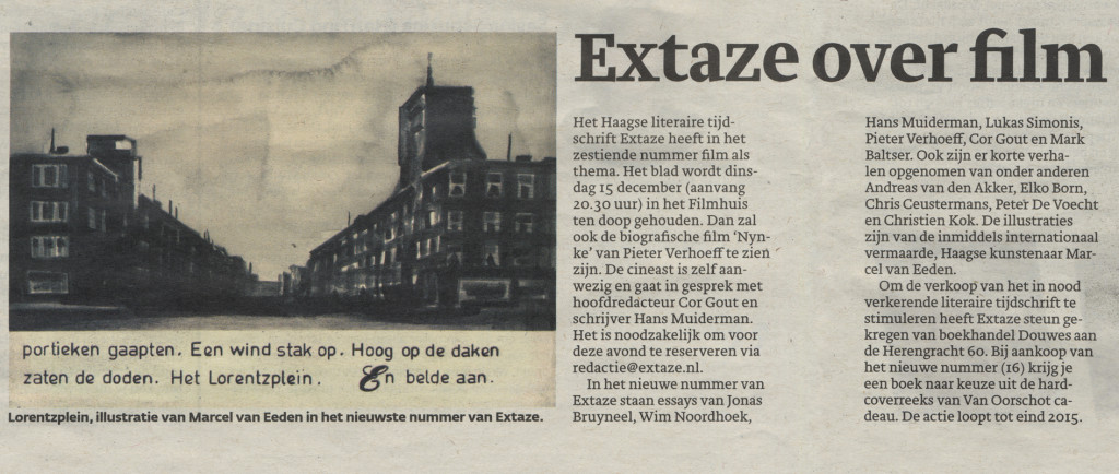 Den Haag Centraal Extaze 16 Film