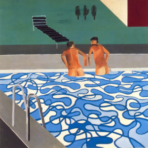 David Hockney Two boys in a Pool 1965